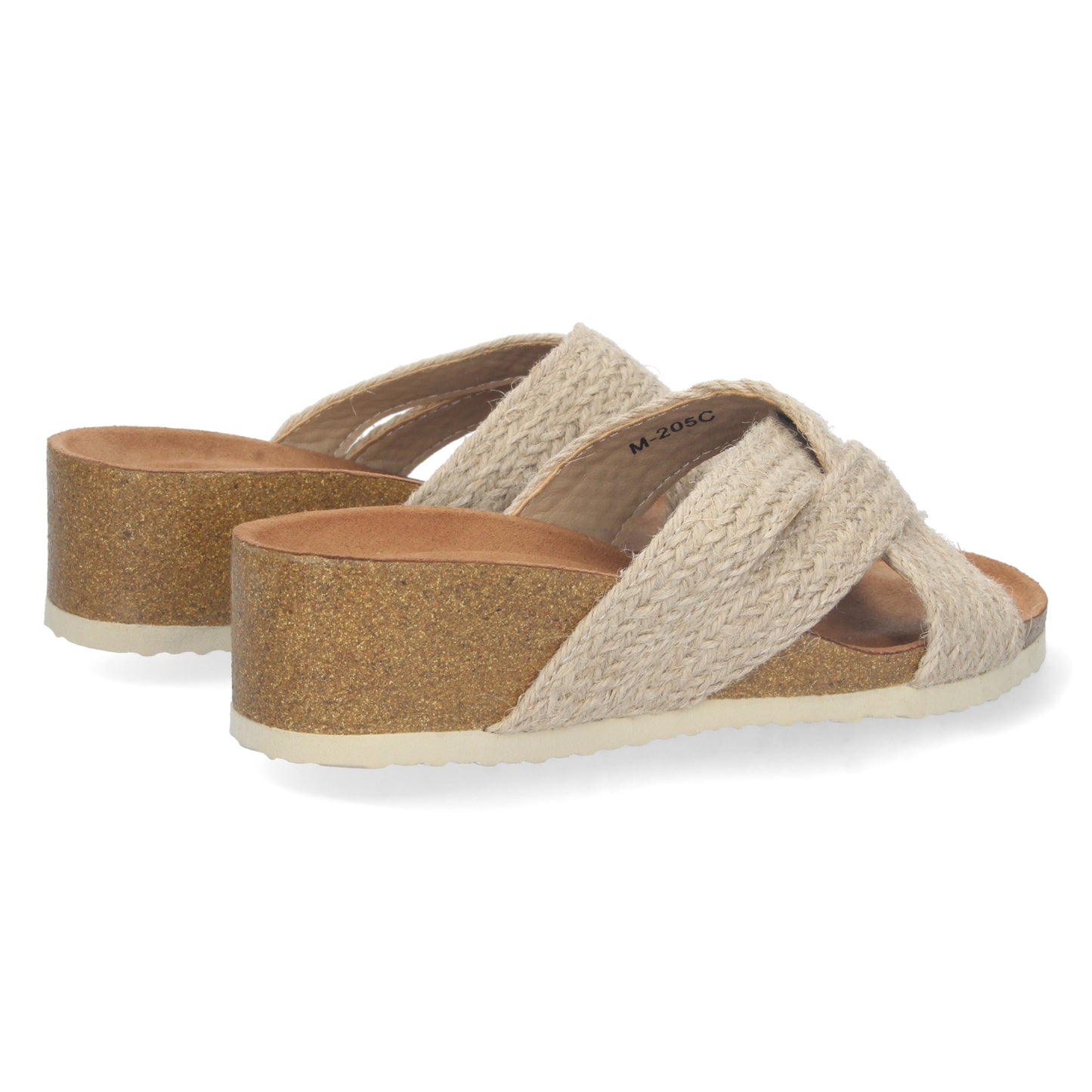 Chanclas de mujer, sandalias tipo chancla, sandalias planas, descubre los cupones de Let's Secrets M-205-Beige