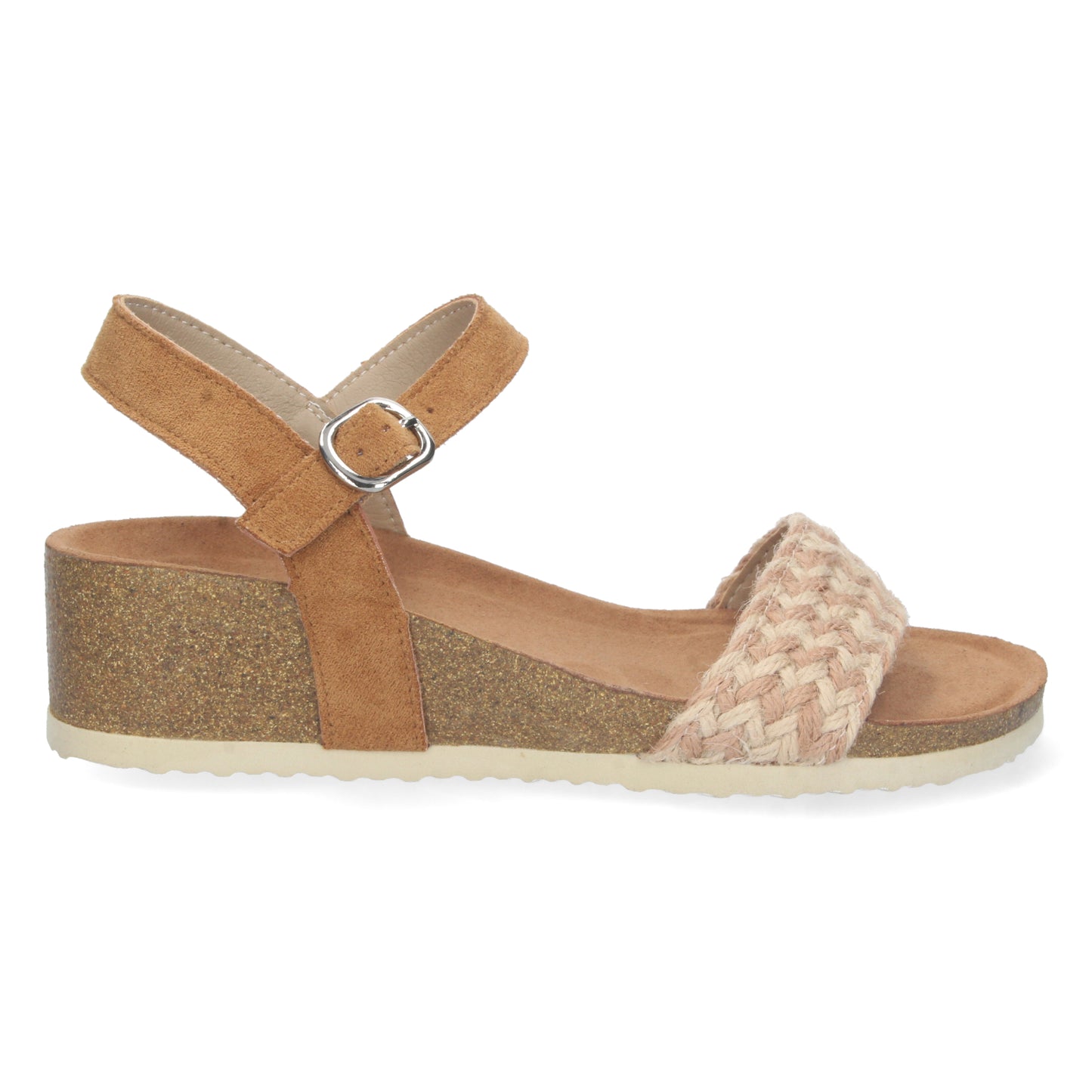 Sandalias planas, sandalias atadas planas, sandalias abiertas con cuña, sandalias tendencia verano 2023, consigue hasta un 20 % de descuento con los cupones de Let’s Secrets M-212-Taupe