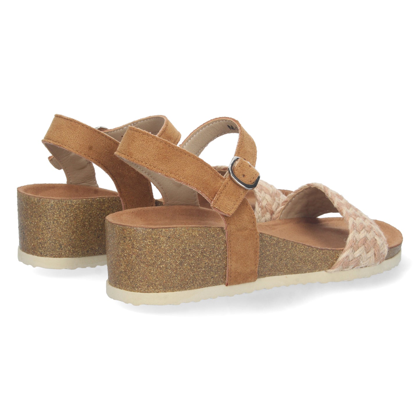 Sandalias planas, sandalias atadas planas, sandalias abiertas con cuña, sandalias tendencia verano 2023, consigue hasta un 20 % de descuento con los cupones de Let’s Secrets M-212-Taupe
