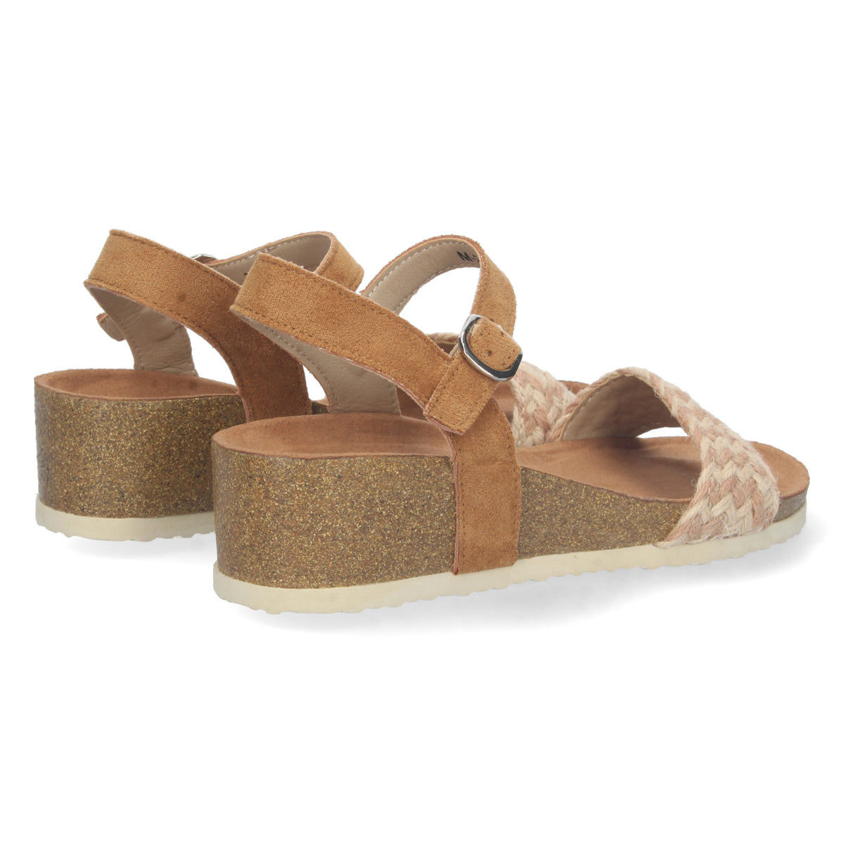 Sandalias planas, sandalias atadas planas, sandalias abiertas con cuña, sandalias tendencia verano 2023, consigue hasta un 20 % de descuento con los cupones de Let’s Secrets M-212-Taupe