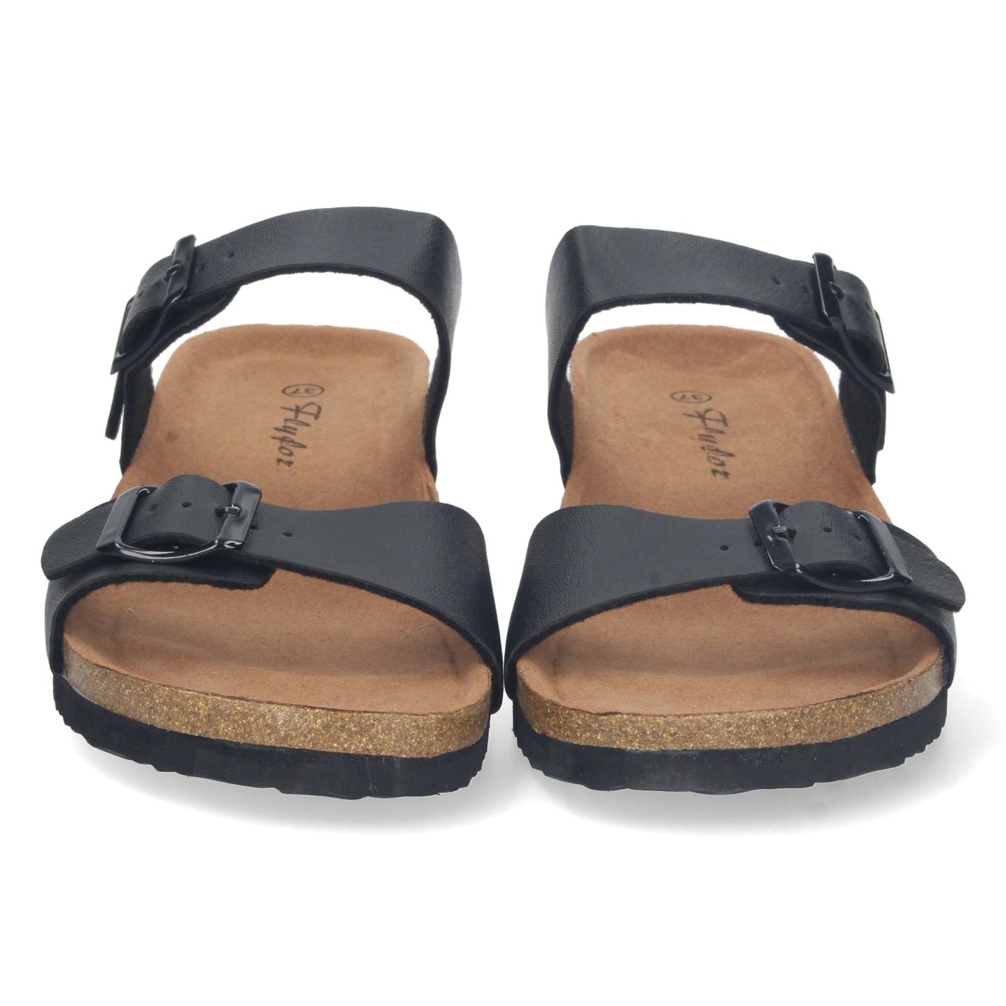 Sandalias con un poco de cuña, sandalias abiertas con cuña, descubre los cupones descuento de Let’s Secrets  M-220-Negro