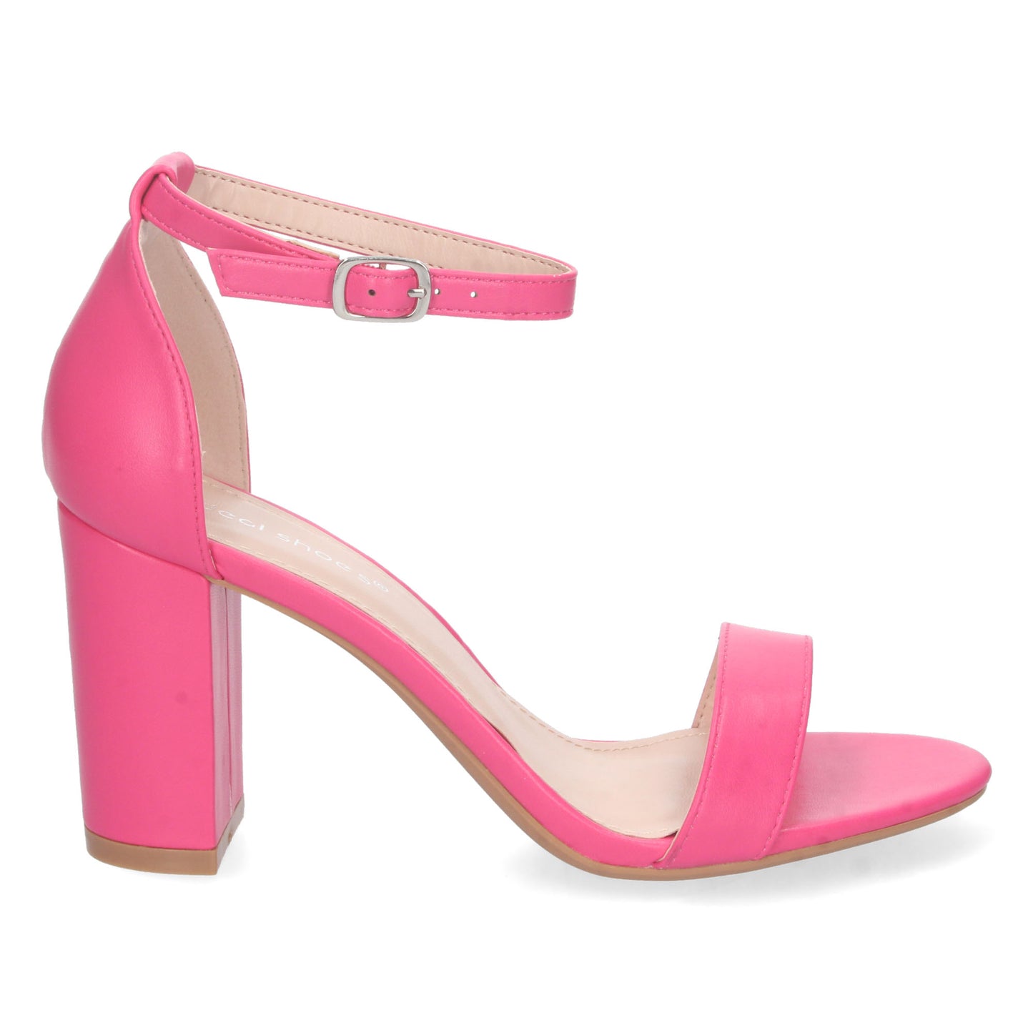 Zapatos de tacón, zapatos de tacón atados al tobillo, zapatos de tacón con pala abierta, descubre los cupones descuento de Let’s Secrets P-6398-Fucsia