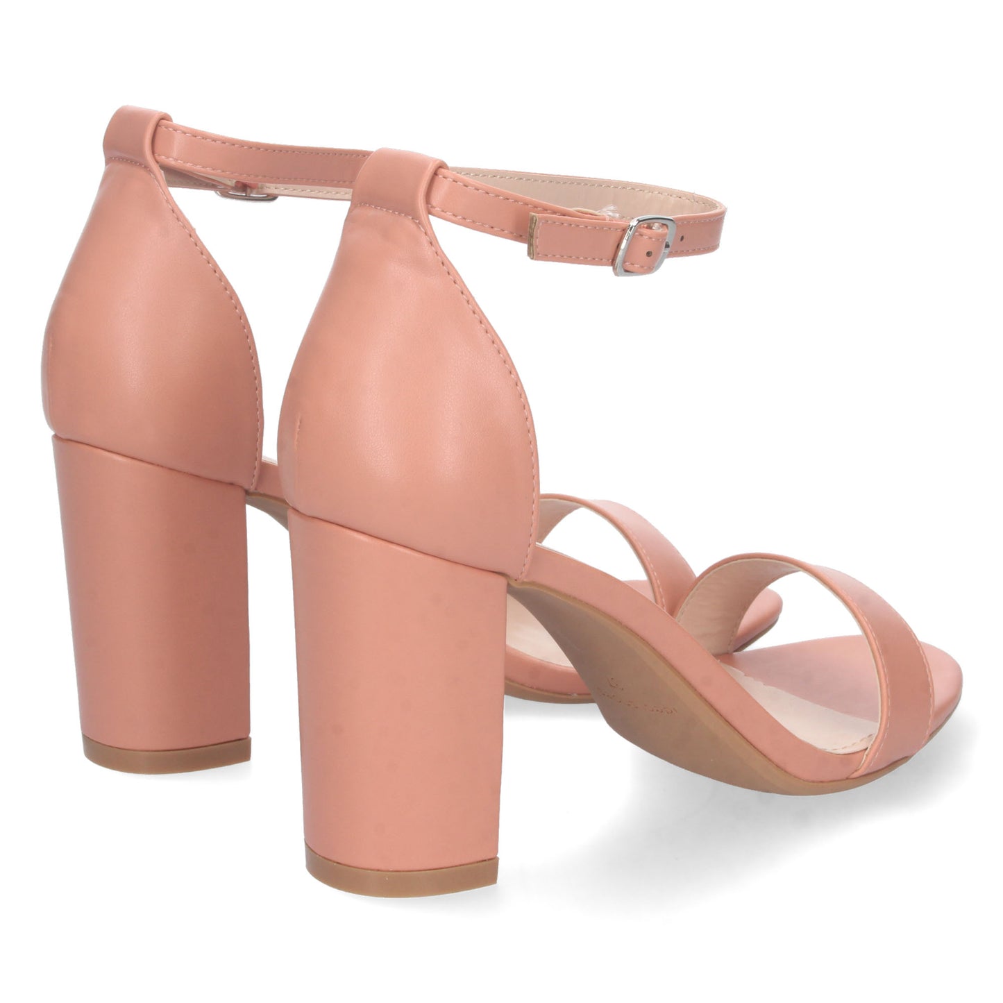 Zapatos de tacón bajo, zapatos de tacón atados al tobillo, zapatos de tacón con pala abierta, descubre los cupones descuento de Let’s Secrets P-6398-Terra