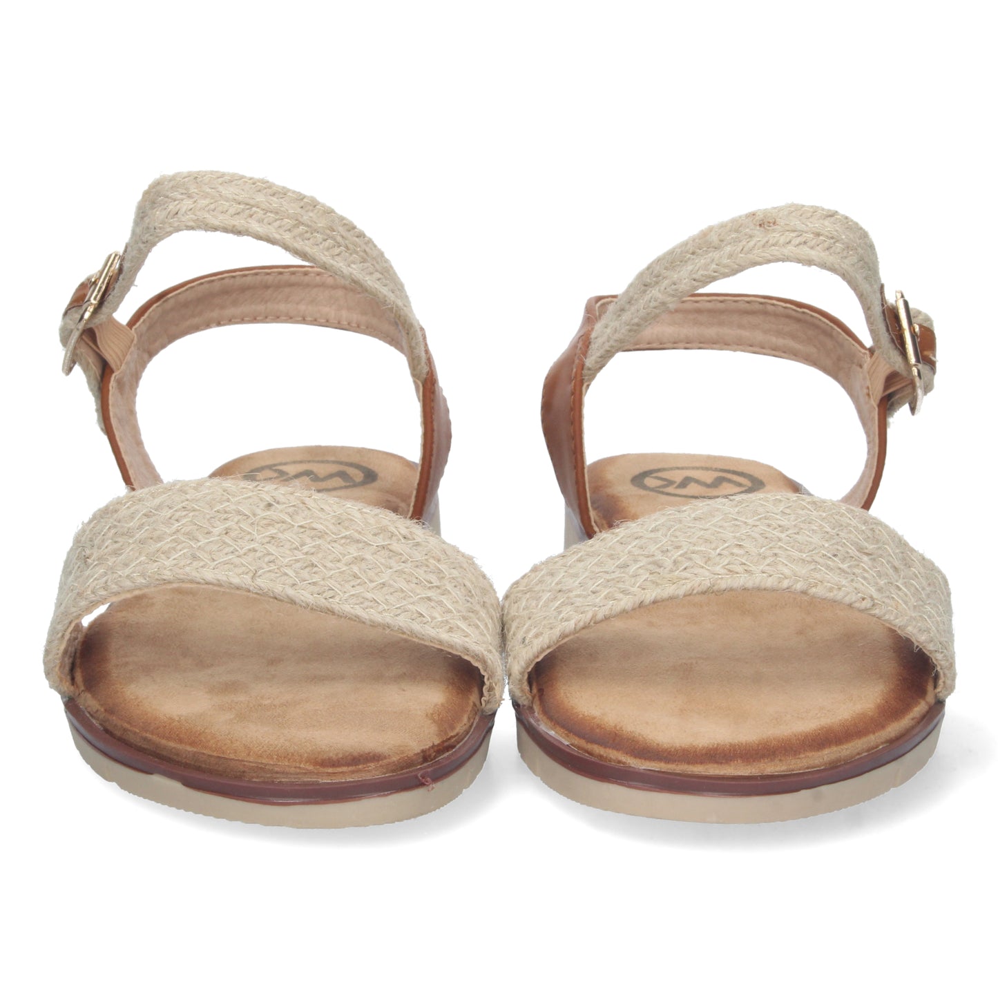Sandalias planas, sandalias atadas planas, sandalias abiertas, alpargatas planas, esparteras planas sandalias tendencia verano 2023, descubre los cupones descuentos de Let’s Secrets RR-002-Beige