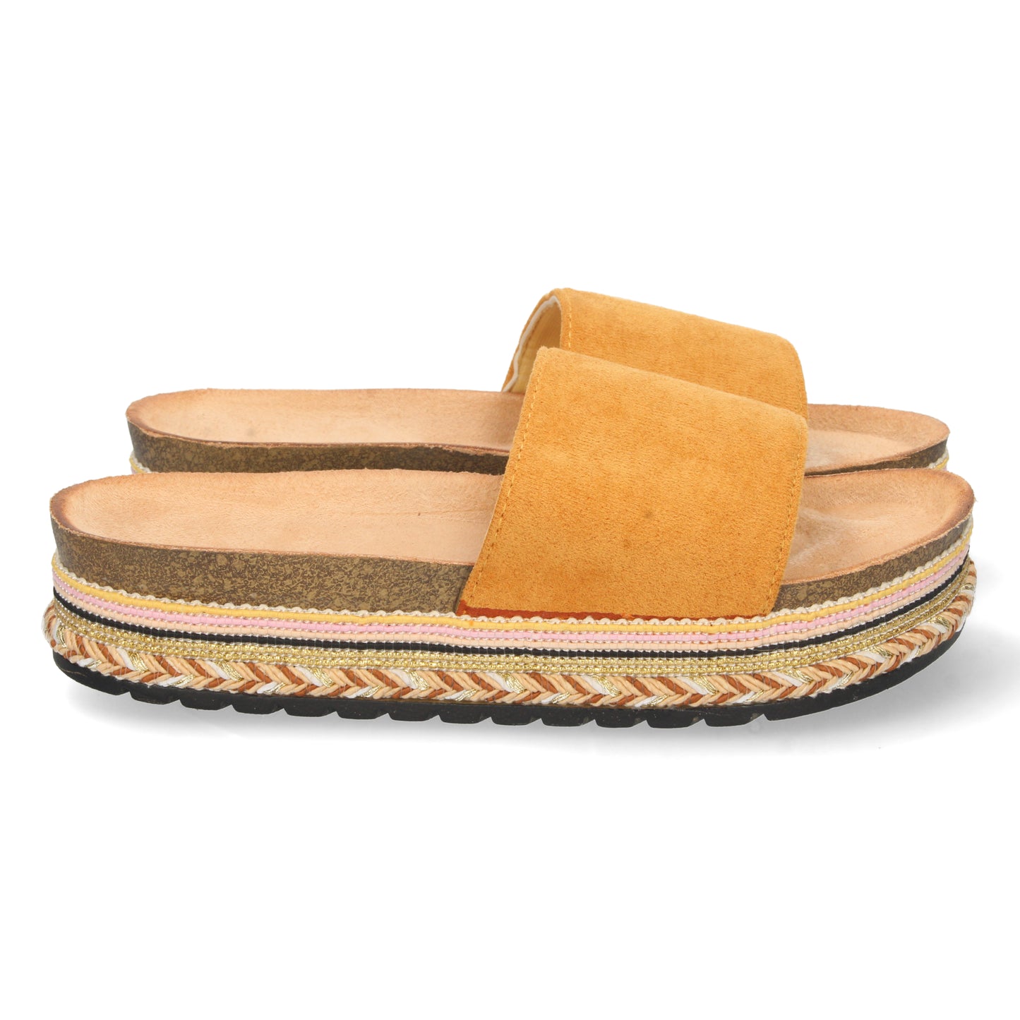 Sandalias planas de verano, sandalias planas de mujer, descubre los descuentos de Let’s Secrets TC-710-Camel