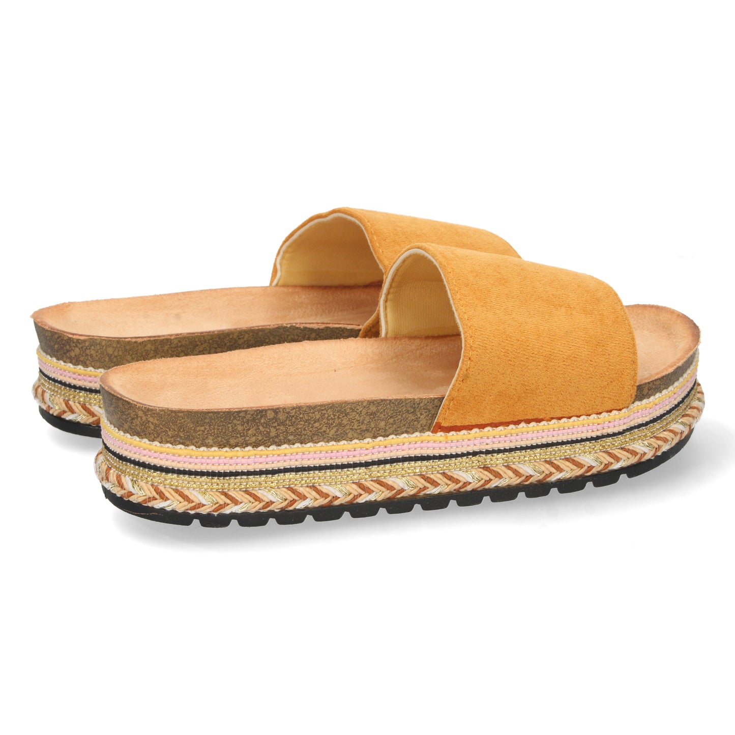 Sandalias planas de verano, sandalias planas de mujer, descubre los descuentos de Let’s Secrets TC-710-Camel