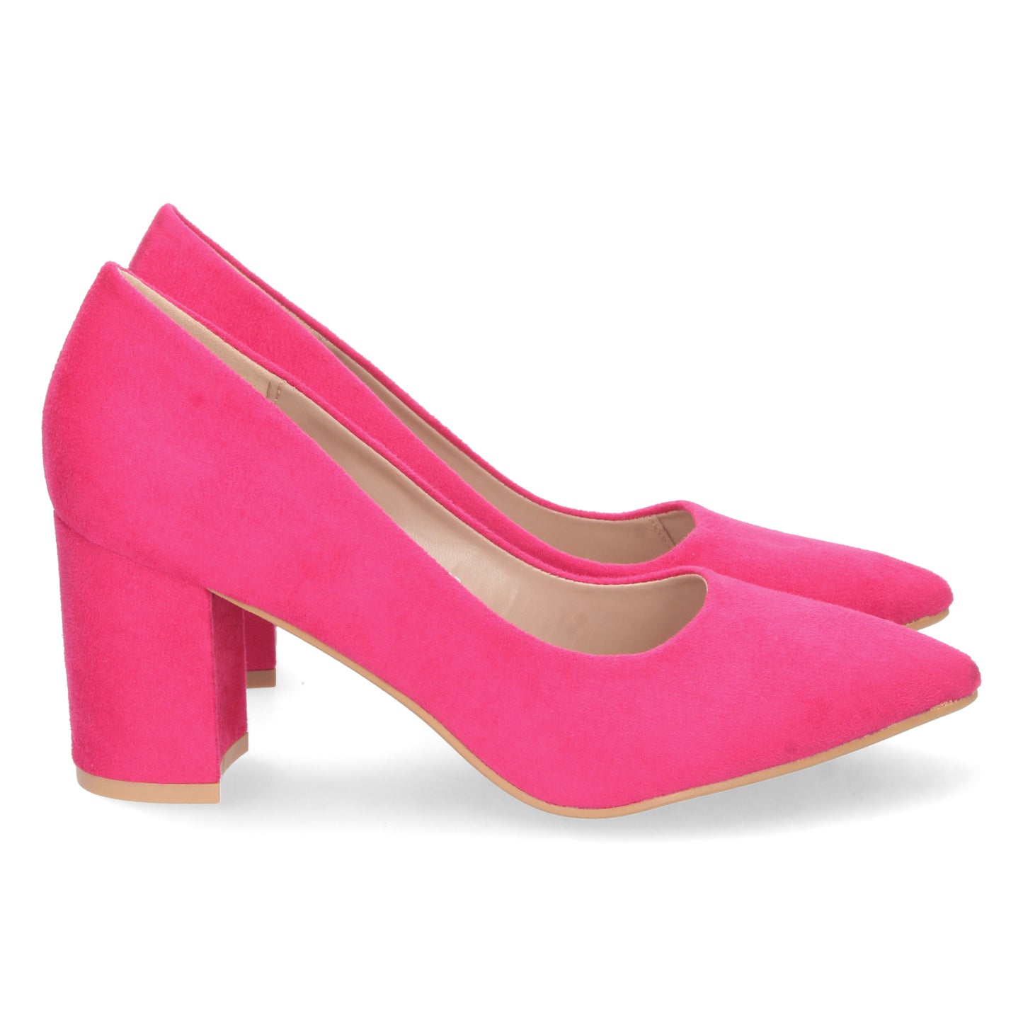 Zapatos de tacón color fucsia, zapatos tacón bajo, descubre los cupones de Let's SecretsTY205-Fucsia