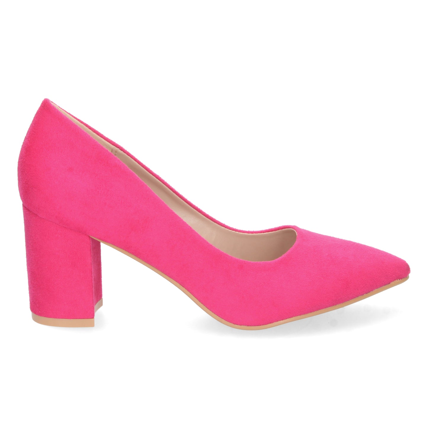 Zapatos de tacón color fucsia, zapatos tacón bajo, descubre los cupones de Let's SecretsTY205-Fucsia