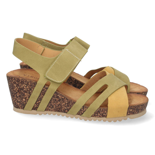 Sandalias de cuña de mujer, descubre los descuentos de Let’s Secrets VR2-050-Verde