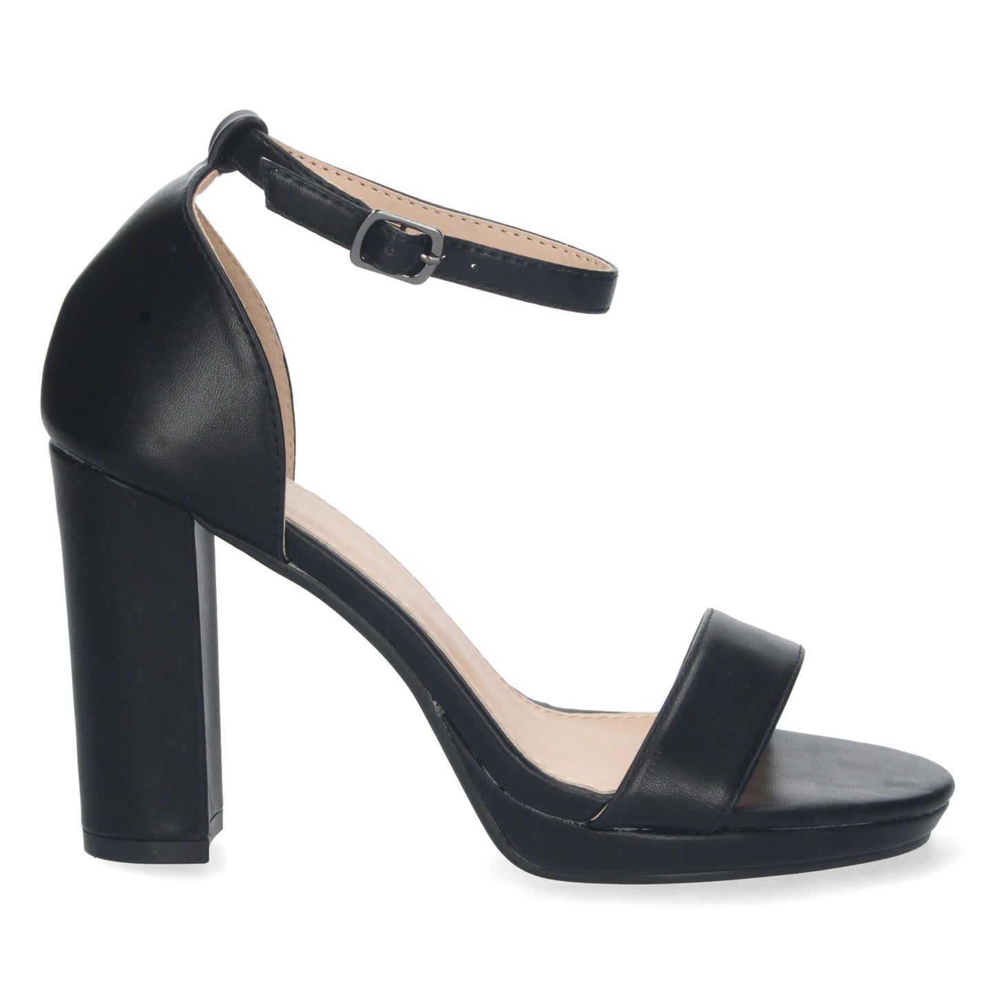 Zapatos de tacón alto, sandalias de tacón alto, zapatos de verano de tacón, descubre los cupones descuento de Let’s Secrets W18-82-Negro