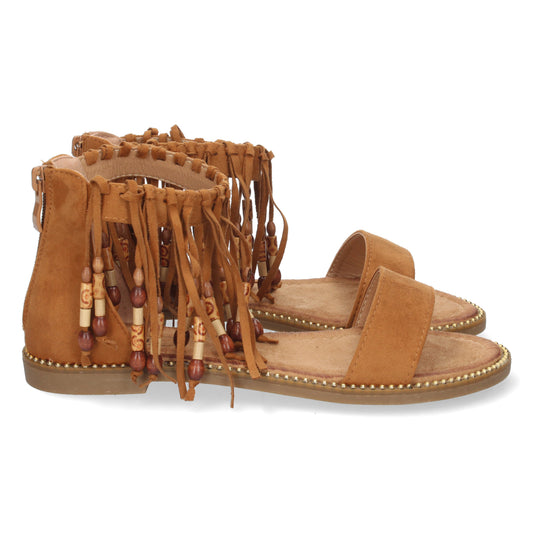 Sandalias planas para mujeres, descubre los cupones de Let's SecretsWH-68-Camel