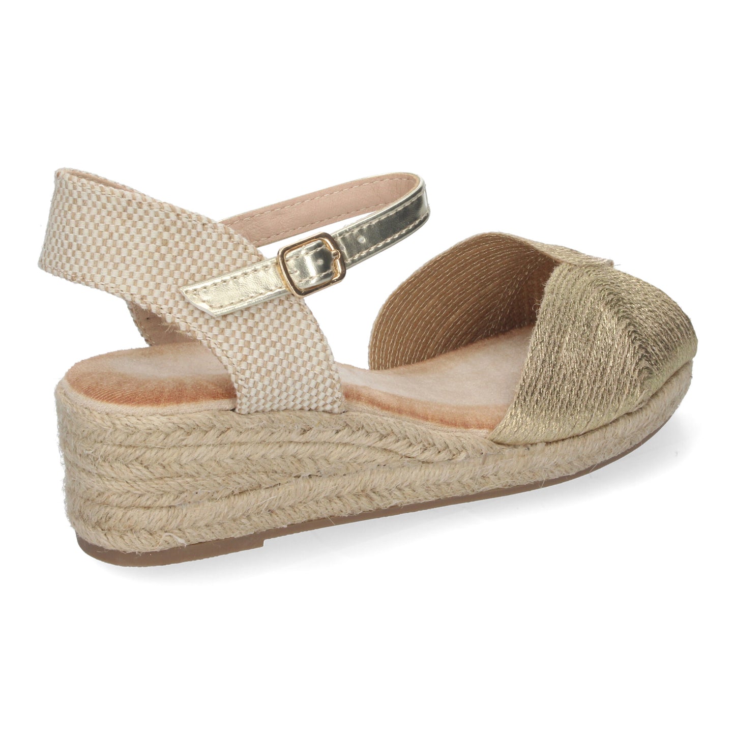 Sandalias de Cuña para Mujer Elegantes con Puntera Abierta Versátiles para Toda Ocasión y Cierre de Hebilla.
