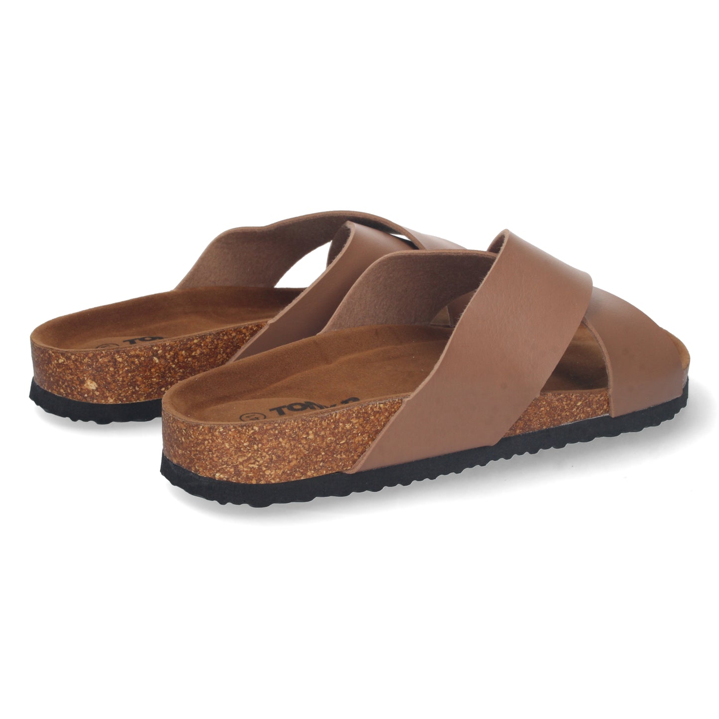 Sandalias planas de verano, sandalias planas de mujer, descubre los descuentos de Let’s Secrets YF-83-Camel