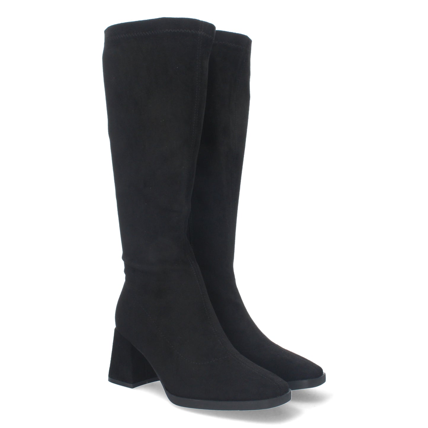 Botas Lisas para Mujer de Tacón Alto Caña de 37cm y Cierre de Cremallera. Cómodas y Agradables para Otoño e Invierno