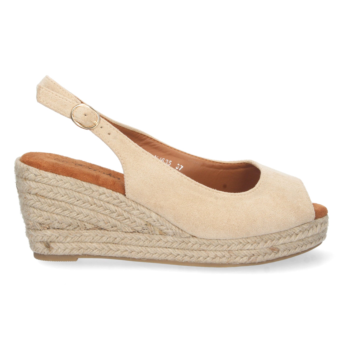 Alpargatas de mujer, sandalias con cuña de mujer, Sandalias planas de verano 2023 para mujer, sandalias de mujeres, descubre los cupones de Let's SecretsYJ635-Beige