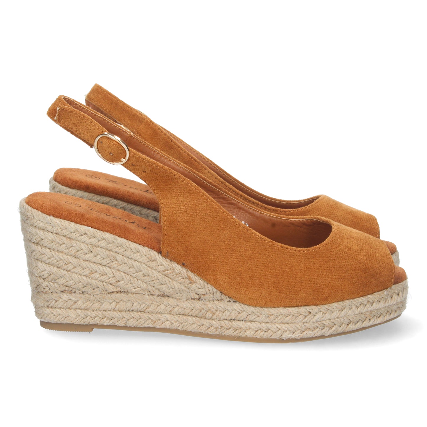 Sandalias de cuña, alpargatas de cuña, sandalias esparteras, sandalias tendencia verano 2023, descubre los cupones descuento de Let’s Secrets YJ635-Camel