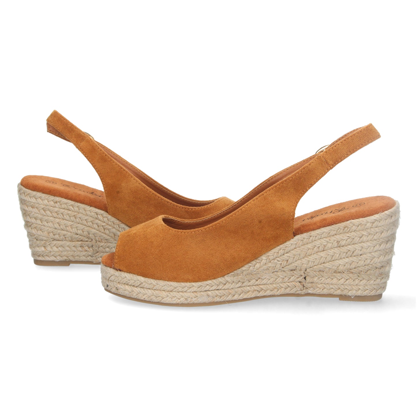 Sandalias de cuña, alpargatas de cuña, sandalias esparteras, sandalias tendencia verano 2023, descubre los cupones descuento de Let’s Secrets YJ635-Camel