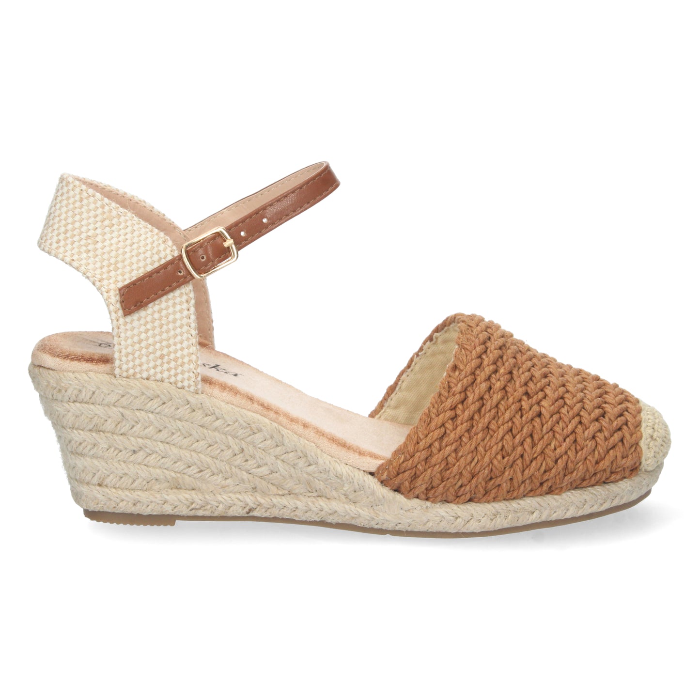 Sandalias con cuña, alpargatas con cuña, descubre los cupones de Let's SecretsYJ679-Camel