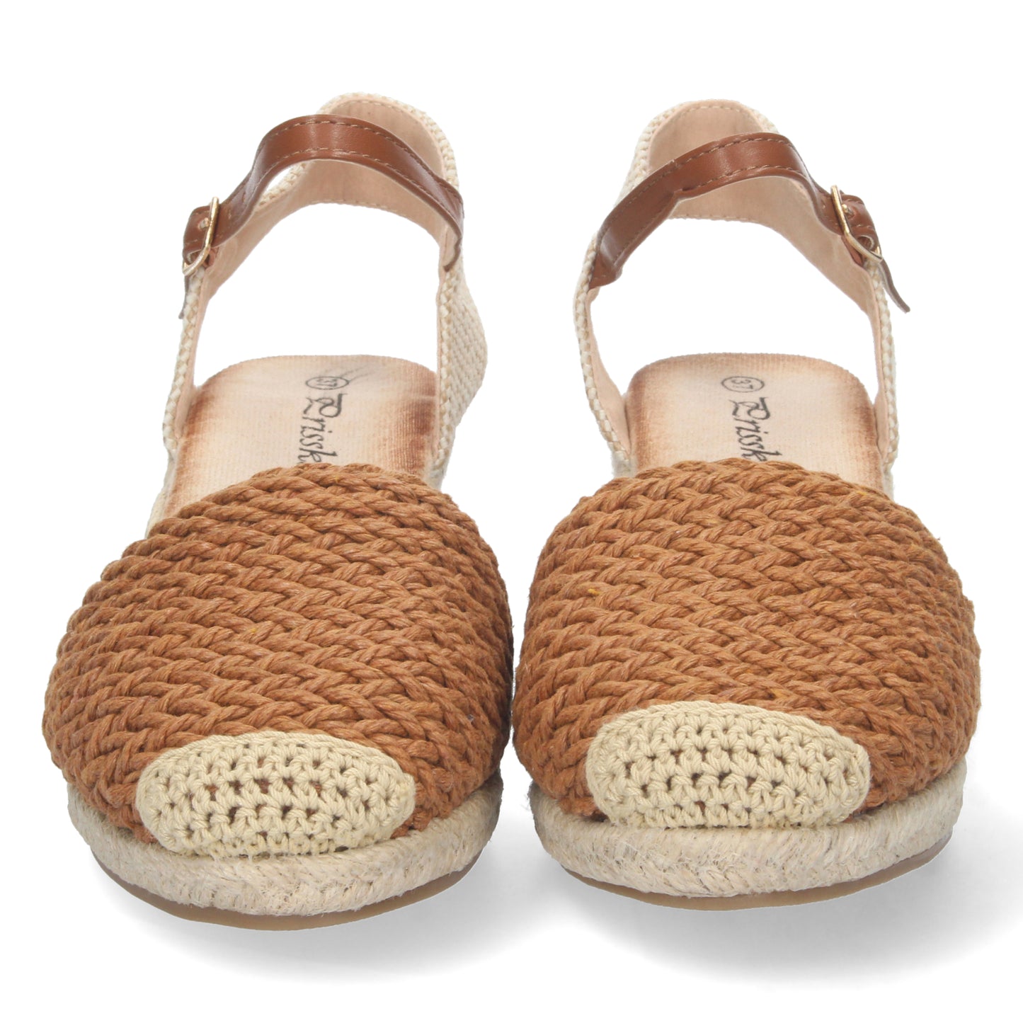 Sandalias con cuña, alpargatas con cuña, descubre los cupones de Let's SecretsYJ679-Camel