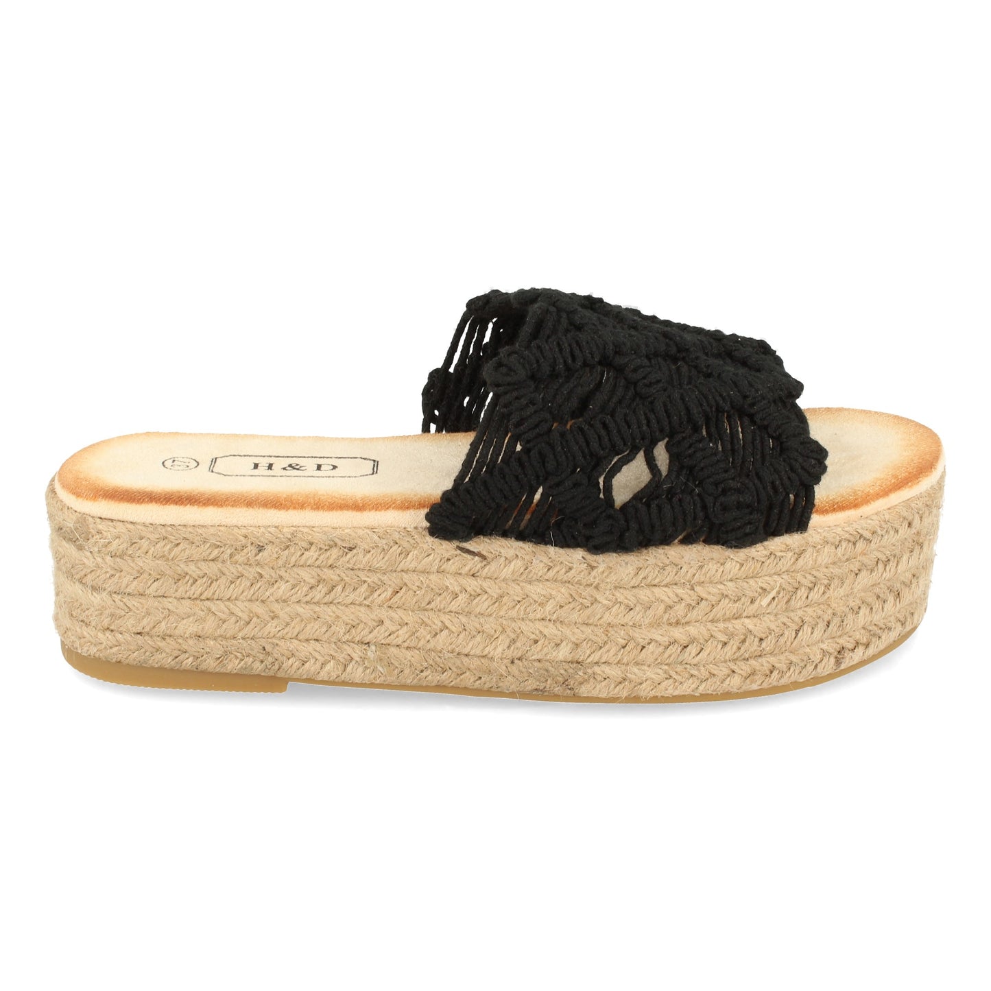 Sandalias planas de verano, sandalias planas de mujer, descubre los descuentos de Let’s Secrets YZ19-311-Negro