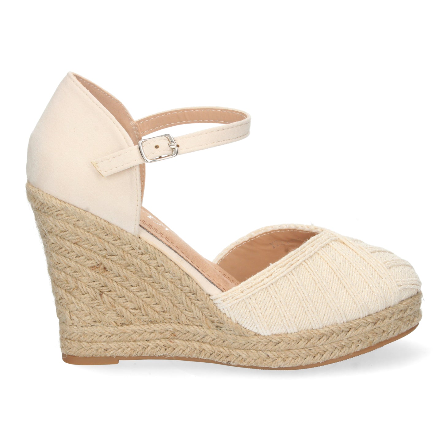 Sandalias de cuña, alpargatas de cuña, sandalias esparteras, sandalias tendencia verano 2023, descubre los cupones descuento de Let’s Secrets YZ21-75-Beige